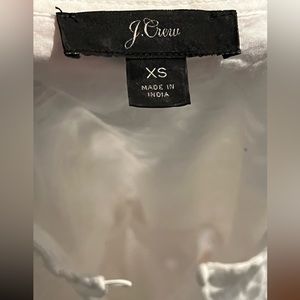 White xs JCREW Women’s Dress worn once for graduation.